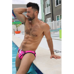 Breedwell Slip de bain Expose Swim Rose neon